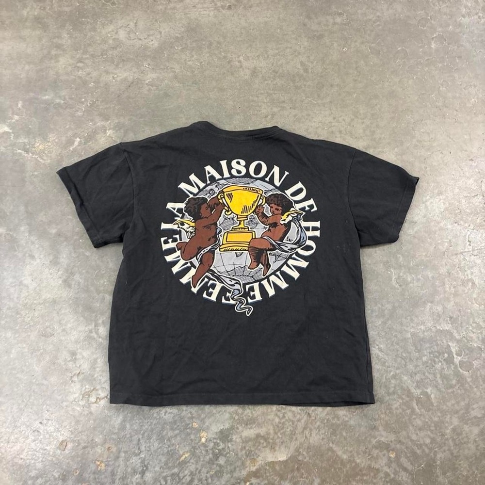 Homme Femme Streetwear Exclusive Black Tee Size large
